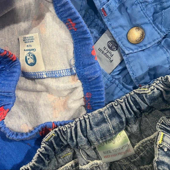 3-Pack Toddler Shorts 12-18 months - Picture 4 of 6